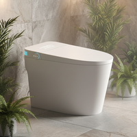 WC intelligent électrique avec chasse d'eau automatique, siège chauffant, bidet à eau chaude, séchoir à air, désodorisant pour salle de bain