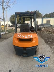 رافعة شوكية تويوتا يابانية مستعملة طراز FD30 بمحرك ديزل، ارتفاع 3 أمتار، تم اختبارها ومعتمدة، بحالة جيدة، متوفرة في المخزون، بسعر رخيص للبيع - Product Image 6