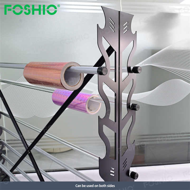 Foshio Vinyl Wrapping Roll Holder - Store 20 Rolls Easily