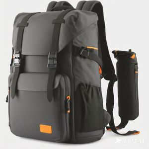 Sac à dos pour appareil photo de voyage portable, imperméable, en cuir vegan durable, fabriqué par une usine BSCI, compatible avec les appareils photo reflex numériques - Product Image 5