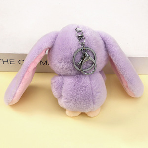 Sang trọng Keychain Bunny mềm Đồ chơi thỏ Keychain sinh viên Ba lô Keyring đồ chơi phụ nữ cô gái Túi Xách Đồ chơi <span class=keywords><strong>keyholder</strong></span> - Product Image 4