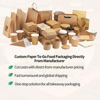 Custom Eco-Friendly Disposable Recyclable Paperboard Taco Box Leakproof Divider Slot Crisp-Fold Shape Offset Logo Snacking Gifts