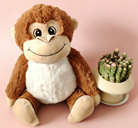 Vente flash : Peluche suspendue en forme de gorille, peluche longue avec bras et jambes longs, jouet en peluche singe, décoration suspendue, peluche
