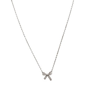 Collar de Plata de Ley S925 Yinruitai con Lazo, Cadena Delicada para Clavícula, Diseño Simple y Dulce, Joyería para Regalo - Product Image 5