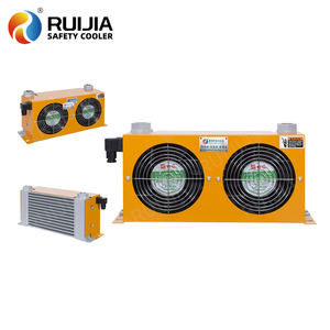 Échangeur de chaleur industriel 12V/24V, ventilateur de refroidissement d'air AH0608TL, refroidisseur d'huile de moteur hydraulique avec double ventilateur - Product Image 6