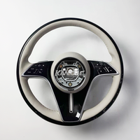 Volant en cuir pour Mercedes Benz W204 W205 W211 W212 W213 W176 W221 W166 W167 X166 GLE 53 63 AMG