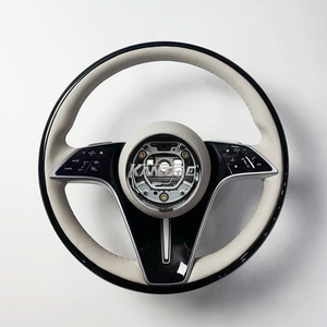 อัพเกรดพวงมาลัยหุ้มหนังสีน้ำตาลสำหรับ Mercedes Benz W204 W205 W211 W212 W213 W176 W221 W166 W167 X166 <span class=keywords><strong>GLE</strong></span> 53 63 AMG - Product Image 4
