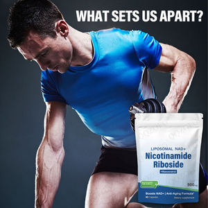 Lipospmal NAD + nicaotinamide riboside 900มก. แคปซูลช่วยเพิ่ม NAD + และระดับพลังงานใหม่เป็นมิตรกับสิ่งแวดล้อม80นับ - Product Image 2