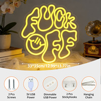 Enseigne néon amusante pour propriétaires de bars, pubs et salles de jeux, LED USB à intensité variable pour vitrine de magasin, décoration murale professionnelle