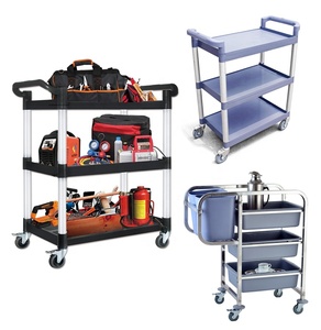 Dịch vụ nhựa Giỏ đôi xô thương mại vệ sinh khách sạn <span class=keywords><strong>Rubbermaid</strong></span> janitorial thu thập làm sạch xe đẩy - Product Image 5