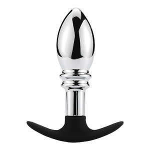 SEXBAY <span class=keywords><strong>Bullet</strong></span> Design Metall <span class=keywords><strong>Anal</strong></span> <span class=keywords><strong>Plug</strong></span> Silikon basis Aluminium legierung Sexspielzeug Butt <span class=keywords><strong>Plug</strong></span> für Männer und Frauen - Product Image 1
