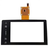 Écran tactile capacitif en verre de 7 pouces, modèle 39101-TGG-A01-M1 pour autoradio de navigation LCD Civic 10e génération 2016-2020