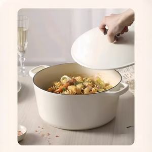 Casserole à four hollandais <span class=keywords><strong>en</strong></span> <span class=keywords><strong>fonte</strong></span> émaillée avec couvercle - Product Image 1