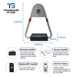 Protecteur <span class=keywords><strong>de</strong></span> place <span class=keywords><strong>de</strong></span> stationnement avec télécommande intelligente, verrouillage <span class=keywords><strong>de</strong></span> place <span class=keywords><strong>de</strong></span> stationnement anti-occupation pour usage résidentiel et commercial - Product Image 2