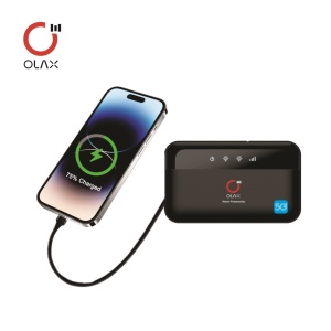 Olax M100 Mobile <span class=keywords><strong>Wifi</strong></span> Hotspot Mifis 10000mAh Portable LTE Enrutador 2,4/5,8G Power Bank <span class=keywords><strong>Router</strong></span> 4G <span class=keywords><strong>Modem</strong></span> con ranura para tarjeta Sim - Product Image 2