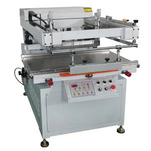 High Precision Spot UV Flatbed Silk Screen Printing Press Machine for film paper plastics