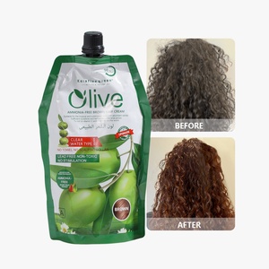 Champú para el Cabello 3 en 1 en Oferta, Sin Amoníaco, Color Negro y Castaño Oscuro Permanente, 500 ml, Champú Tinte para el Cabello Negro a Base de Hierbas - Product Image 2