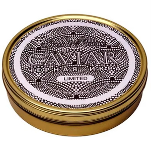 Haute qualité 50g <span class=keywords><strong>100G</strong></span> <span class=keywords><strong>Caviar</strong></span> étain pot équipage couvercle impression personnalisée boîte de conserve ronde pour emballage alimentaire pour le stockage de <span class=keywords><strong>Caviar</strong></span> - Product Image 1