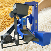 Nouveau modèle 2026 |   Machine à riz miniature 5-en-1 entièrement automatique |   Conception compacte avec tamis à grains/tamis vibrant pour usage domestique/commercial
