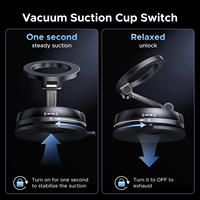 Support magnétique pour voiture UGREEN 360 °   Support de téléphone magnétique rotatif pour voiture, 2500gf, avec ventouse pour iPhone 16 Pro