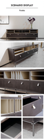 Premium Massivholz-Sideboard Handgefertigtes Hochwertiges Aufbewahrungsschrank-Buffet für Zuhause und Villa
