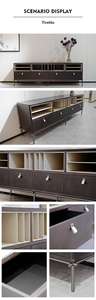 Premium Solid Wood <b>Sideboard</b> Cabinet Handcrafted High-end <b>Storage</b> Buffet for Home Villa - Product Image 4