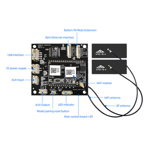 用于DIY扬声器放大器放大器的WiFi音频接收器流板Airplay音频放大模块放大器板 - Product Image 3