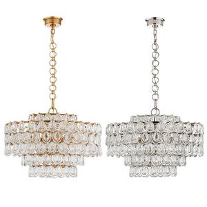 Lustre en cristal de luxe pour hôtel Grande suspension Villa Salon Salle à manger Luminaire européen en laiton Escalier lustre en cristal de luxe - Product Image 5