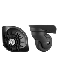 Roues de bagage personnalisées, accessoires universels, roulettes avec valise d'aviation, 4 pièces