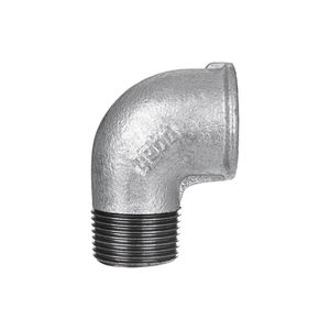 Raccord coudé mâle/femelle en acier au carbone galvanisé et en zinc moulé Technique de forgeage Connecteur de plomberie Emballage de boîte de tuyau en laiton - Product Image 3