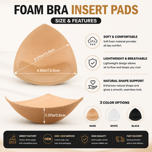 Almohadillas de esponja para sujetador <span class=keywords><strong>push</strong></span>-<span class=keywords><strong>up</strong></span>, invisibles y sexys, insertos para bikini, directo de fábrica - Product Image 2