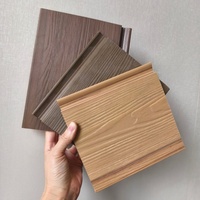 Panel de Revestimiento Exterior de Coextrusión ASA de 170 mm de Ancho, Láminas Decorativas de PVC para Techos, Tablero de WPC Plástico para Exteriores