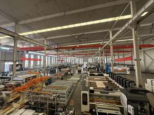 Machine de fabrication de boîtes en <span class=keywords><strong>carton</strong></span> ondulé entièrement automatique, flexo 4 couleurs, impression, rainurage, découpe - Product Image 5