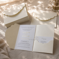 Cartes d'invitation personnalisées, conception sur mesure, carte d'invitation de mariage découpée au laser, gaufrée, avec dorure à chaud, pour fête prénuptiale et anniversaire