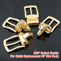 Boucles de ceinture réversibles personnalisées avec logo OEM, accessoires vestimentaires, couleur plaquée dans un style créatif, boucle de ceinture en métal populaire, ceinture pour homme