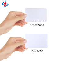 Programmable 85.5*54mm NFC Mini Tag 213 215 216 Carte d'hôtel en PVC avec interface de communication RFID