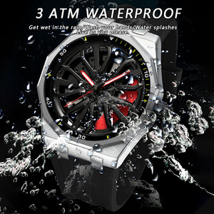 Reloj de Pulsera Sanda 1160 para Hombre, Diseño Minimalista de Aleación con Rueda Giratoria Poligonal, Cuarzo, Luminoso e Impermeable - Product Image 5