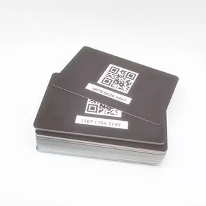 Impressão personalizada Cartão PVC Membership Loyalty com impressão exclusiva do código QR