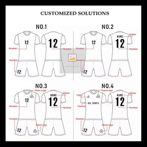 Camiseta de fútbol AC Milanes Camiseta personalizada para equipos de fútbol y jugadores con 100% poliéster Transferencia de calor Impreso Servicio OEM - Product Image 2