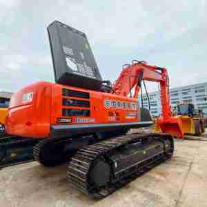 Excavatrice HITACHI ZX350H d'occasion, bon état, avec service après-vente d'un an, chaussures de chenilles durables à vendre pour projets de construction - Product Image 2