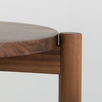 Canapé simple en bois massif côté armoire latérale mobile balcon petite Table ronde coin créatif salon petite Table basse