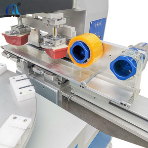 Haotian Rotary Pad <b>Printing</b> <b>Machine</b> P-150P8 Two-Color Pneumatic Drive For Stationery Small Pen Holder <b>Printing</b> - Product Image 2