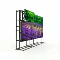Écran d'affichage commercial mural/sol 46 55 65 pouces, mur vidéo LCD 2K, 0,88/1,8 mm, 500 700 Nits, écran intelligent pour métro et magasin