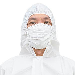 Robe d'isolement monobloc jetable rentable de haute qualité directe d'usine vêtements de protection médicale à membrane respirante - Product Image 4