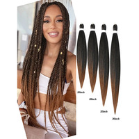 Dreadlocks Africani, Acconciatura Afro, Treccia, Extension per Capelli Hip Hop, Parrucca, Capelli Sintetici a Ciocca Singola, 12 Pollici, Fibra Resistente alle Alte Temperature