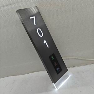 Kelly Custom Stainless Steel Waterproof Electronic Signs Indoor Advertising House Number <strong>Hotel</strong> Room Numbers For Commercial - Product Image 4