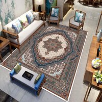 Tapis floral absorbant l'eau, fabriqué à la machine, séchage rapide, antidérapant, écologique, adapté aux animaux domestiques, style bohème, à poils ras