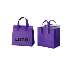 High Quality Outdoor Portable Disposable Non-Woven Insulated Recycled Portable Non Woven Lunch Bag Cooler Bag Thermal Bag - Product Image 1