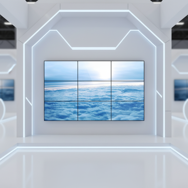 55 Inch MJK CCTV TV Wall Panel System 3.5mm Splicing Screens Narrow Bezel LCD Video Wall Digital Signage and Displays