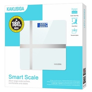 Pèse-personne numérique KAKUSIGA avec écran LCD, capacité 150 kg, mesure intelligente du poids pour usage domestique - Product Image 3